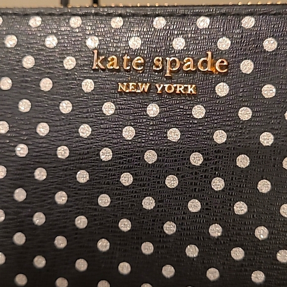 Kate Spade Spencer Metallic Dot Continental Wallet - Picture 3 of 8